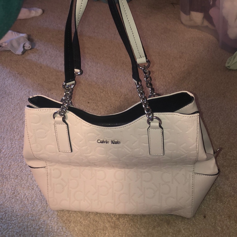 Calvin Klein Beige Purse